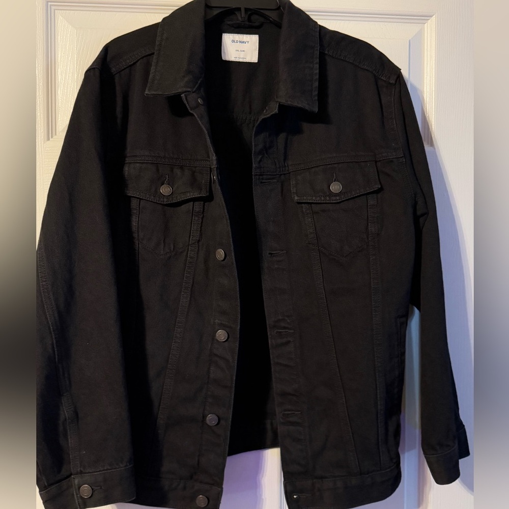 Old Navy Black Denim Jacket - Classic Women's Trucker